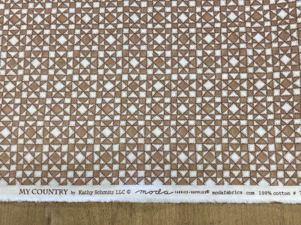 画像3: moda 7045-12 MY CONTRY パッチワーク　ベージュ (3)