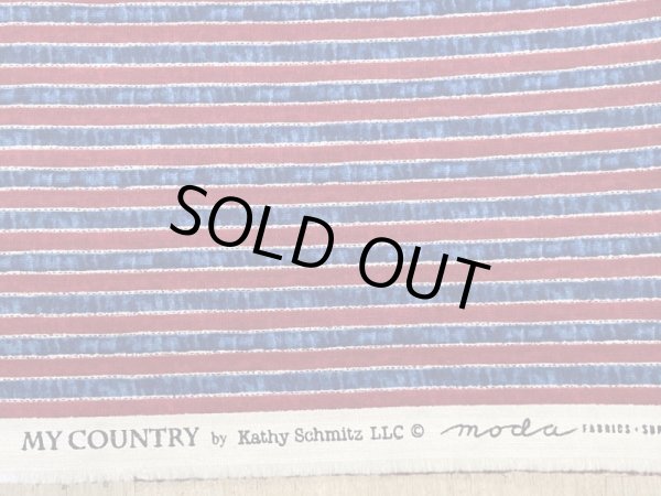 画像3: moda 7044-22 MY CONTRY パッチワーク　ストライプ (3)