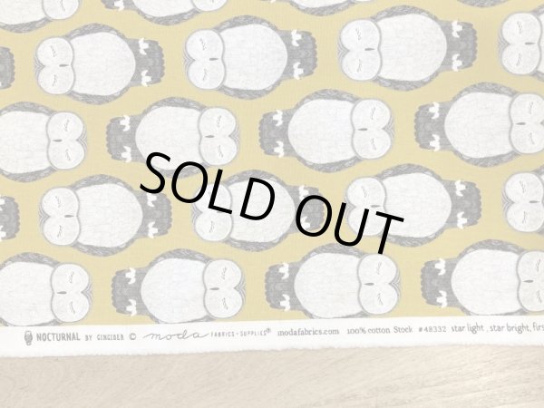 画像3: moda 48332-14  NOCTURNAL フクロウ　イエロー (3)