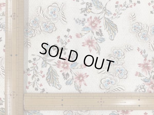 画像2: moda 3164-11 KATE'S GARDEN GATE アンティークフラワー (2)