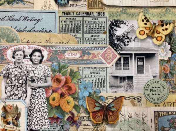 画像3: moda　7411-11　JUNK　JOURNAL　コラージュ (3)