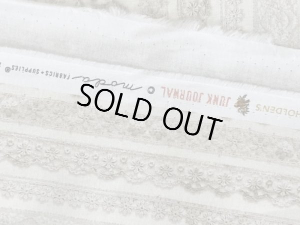 画像4: moda　7418-11　JUNK　JOURNAL　レース　ナチュラル (4)