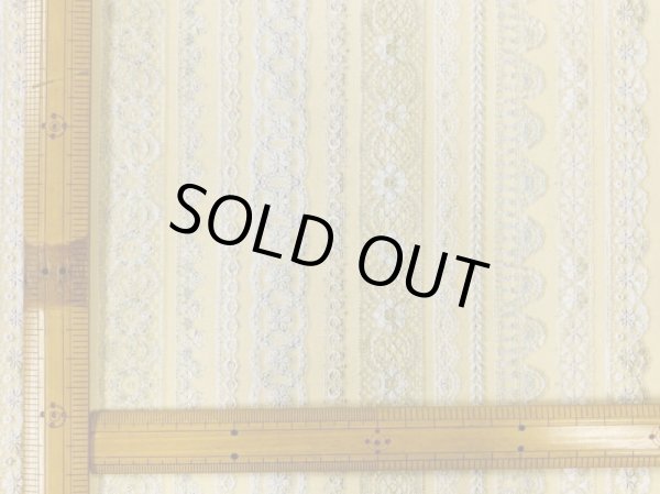 画像4: moda　7418-12　JUNK　JOURNAL　レース　クリームイエロー (4)