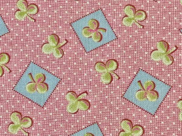 画像2: テキスタイルパントリー 15-0143-B クローバー ピンク (2)