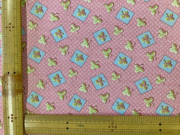 画像4: テキスタイルパントリー 15-0143-B クローバー ピンク (4)