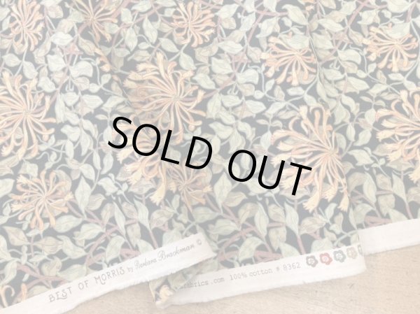 画像4: moda　8362-12　BEST OF MORRIS　ハニーサックス　ブラック (4)