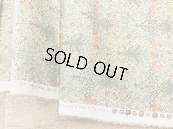 画像4: moda　33496-12　BEST OF MORRIS　ヒヤシンス　グリーン (4)