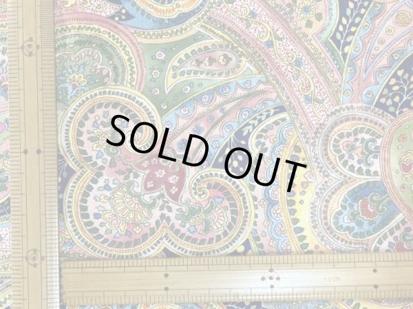 画像4: moda　33741-21　CHELSEA　GARDEN　ヨーロピアンペイズリー　ネイビー (4)