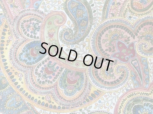 画像2: moda　33741-11　CHELSEA　GARDEN　ヨーロピアンペイズリー　ホワイト (2)