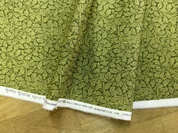 画像3: moda　8376-20　MORRIS MEADOW　ACORNグリーン (3)