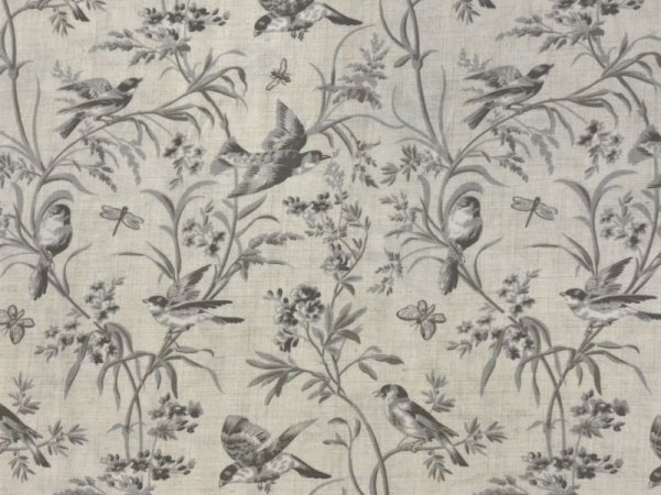 画像1: moda　13950-18　Antoinette by French General　鳥と木　ナチュラル (1)