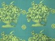 画像1: Kaffe Fassett COLLECTIVE Stone Flower PWGP173 England　ブルーグリーン (1)
