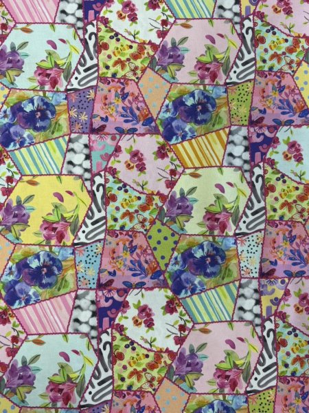 画像1: moda 21824-11 FLOWER PATCHES (1)