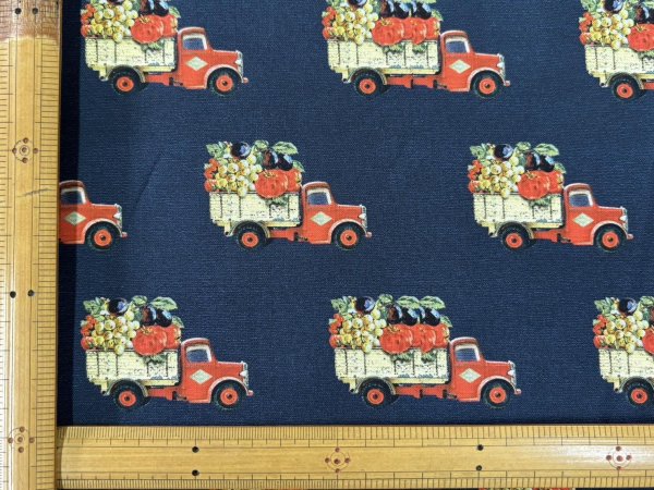 画像3: moda 7475-16 FARM AND GARDEN ネイビー (3)