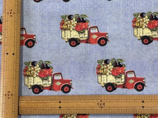 画像4: moda 7475-13 FARM AND GARDEN ブルー (4)