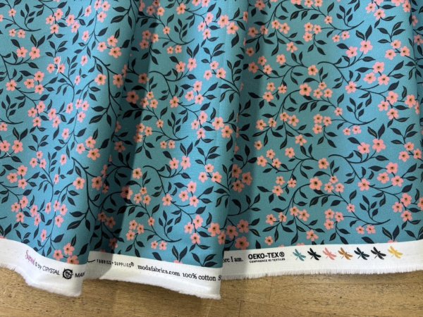 画像4: moda 11953-17 SAGEWOOD ブルー (4)