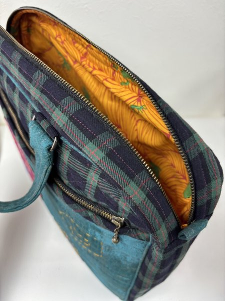 画像6: ケイフ・ファセットの生地で作るブリーフバッグ (6)