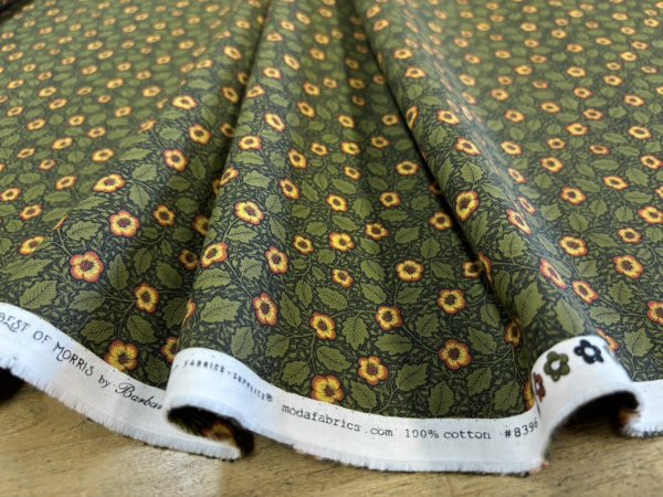 画像3: moda 8396-20 MORRIS MANOR 濃グリーン (3)