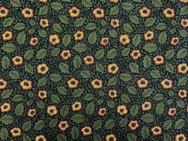 画像1: moda 8396-20 MORRIS MANOR 濃グリーン (1)