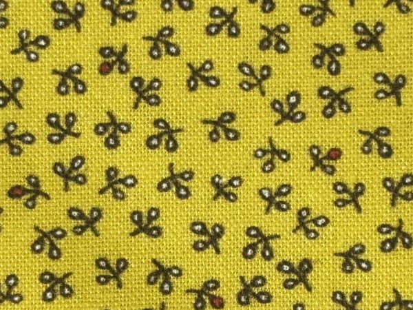 画像2: テキスタイルパントリー　16-0267-B　イエロー　Antique pattern collection (2)