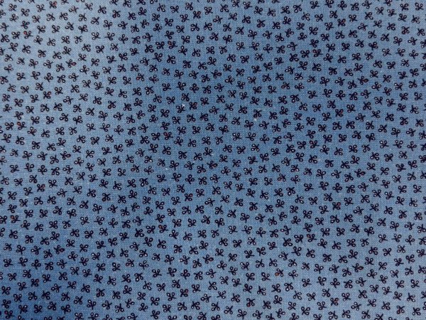 画像2: テキスタイルパントリー　16-0267-E　ブルー　Antique pattern collection (2)