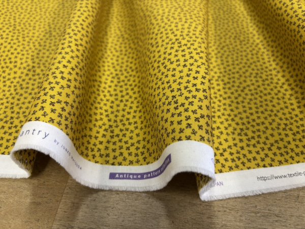 画像3: テキスタイルパントリー　16-0267-B　イエロー　Antique pattern collection (3)