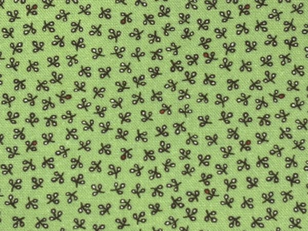 画像2: テキスタイルパントリー　16-0267-D　グリーン　Antique pattern collection (2)